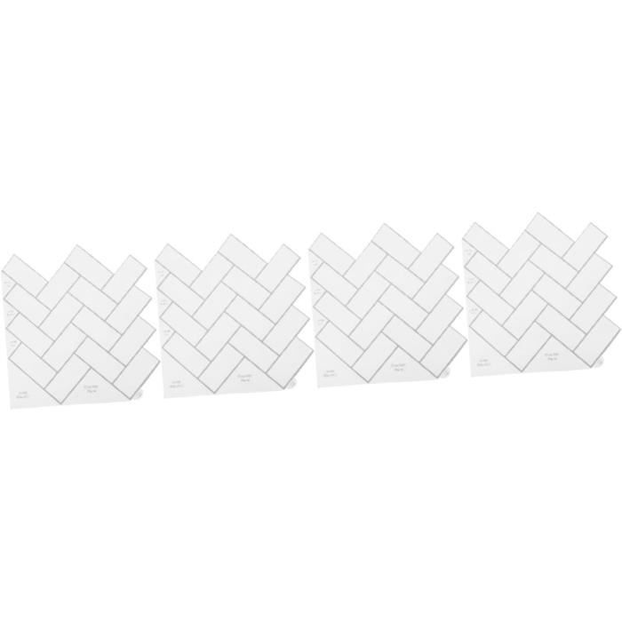 Dosseret Adhésif Hexagonal Marbre Effet Pierre – 12x12 Pouces, Cuisine Salle De Bain, étanche Et Résistant