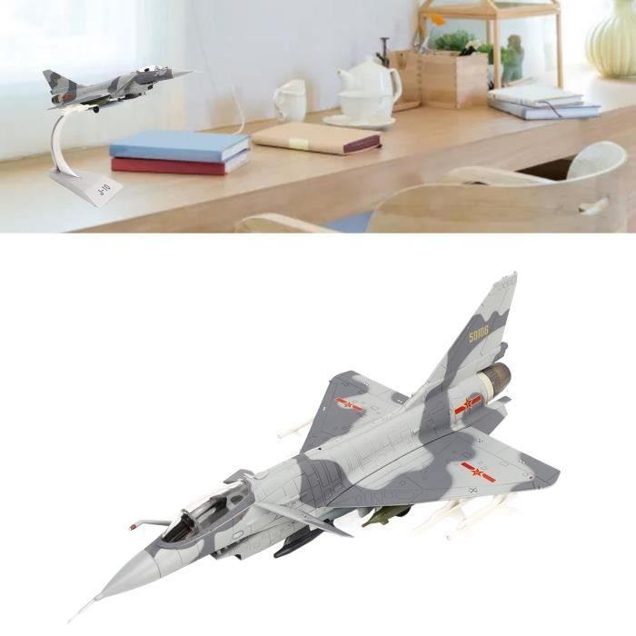 Modèle de chasseur à l'échelle 1: 72 alliage haute Simulation modèle de
