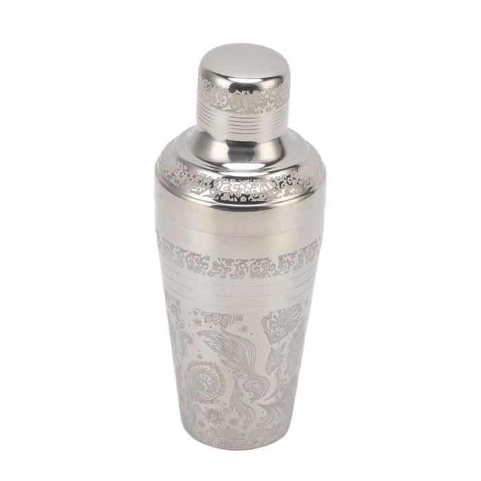 Shaker à Cocktail En Acier Inoxydable Forme Ananas - 500 Ml, Idéal Pour Bar à Domicile