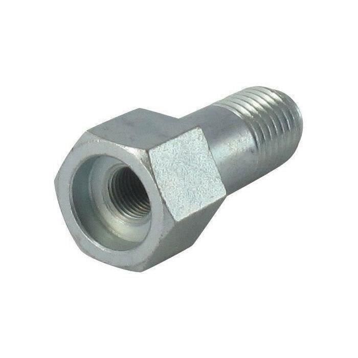 Adaptateur pour tête fil nylon à bouton métal TECOMEC - M10 x 1,00 gauche femelle