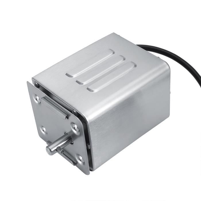 YJINGRUI Moteur De Barbecue 15W 40kg Acier Inoxydable - Moteur Rôtissoire 220V Pour Poulet Kebab