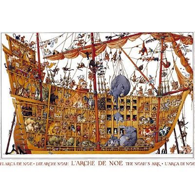 MERCIER Puzzle 2000 pièces Arche Noah - 68 8 x 96 6 cm
