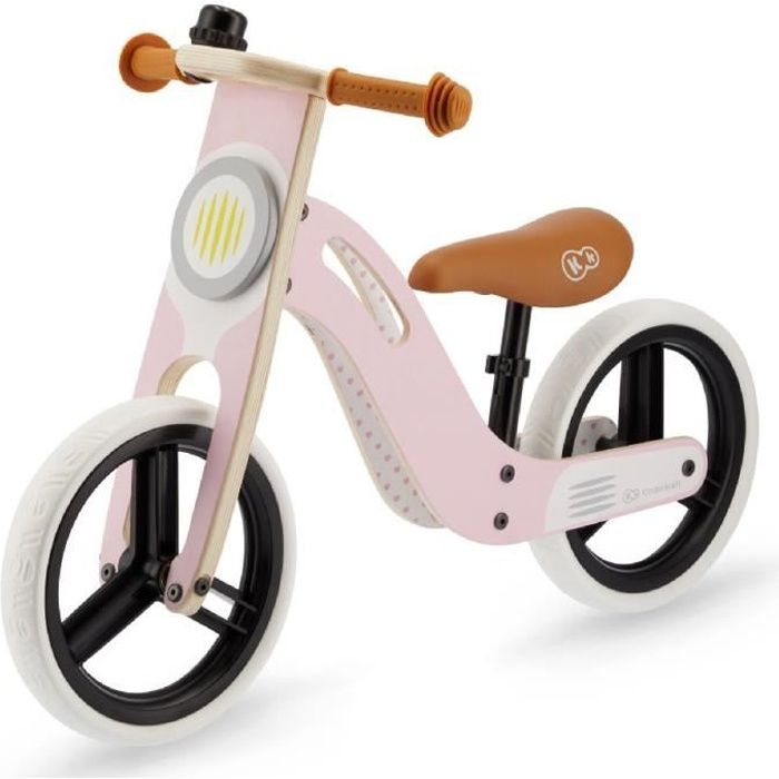 Kinderkraft Vélo Draisienne en bois UNIQ - 12 pouces - à partir de 2 ans -  Couleur Rose - Cdiscount Jeux - Jouets