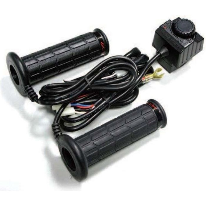 Poignées chauffantes gold 5 niveaux 120mm 130mm 22 mm moto led NEUF heated grips