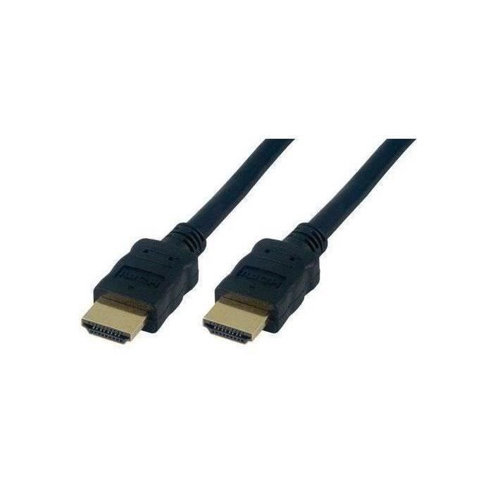 MCL Samar Câble HDMI Mâle Haute vitesse 3D + ETHERNET 1M