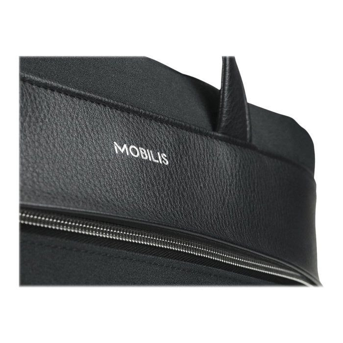 Sacoche pour Ordinateur Portable MOBILIS - Matière déperlante - Noir et Argent