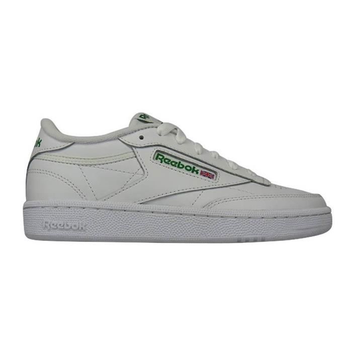 Sneaker Femme - REEBOK - Club C 85 - Cuir - Blanc - Or Sneaker Femme - REEBOK - Club C 85 - Cuir - Blanc - Or