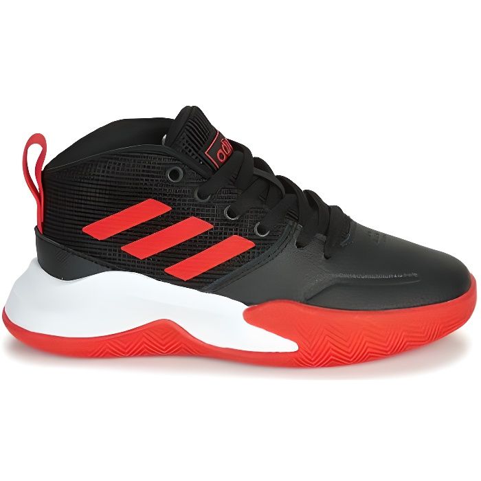 Chaussure de Basketball adidas Ownthegame K Wide Noir red Pour Junior