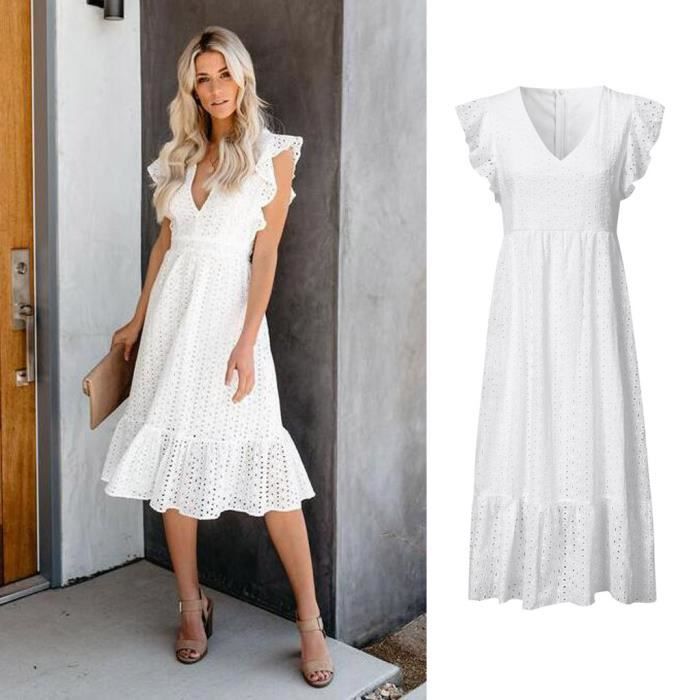 robe hiver blanche