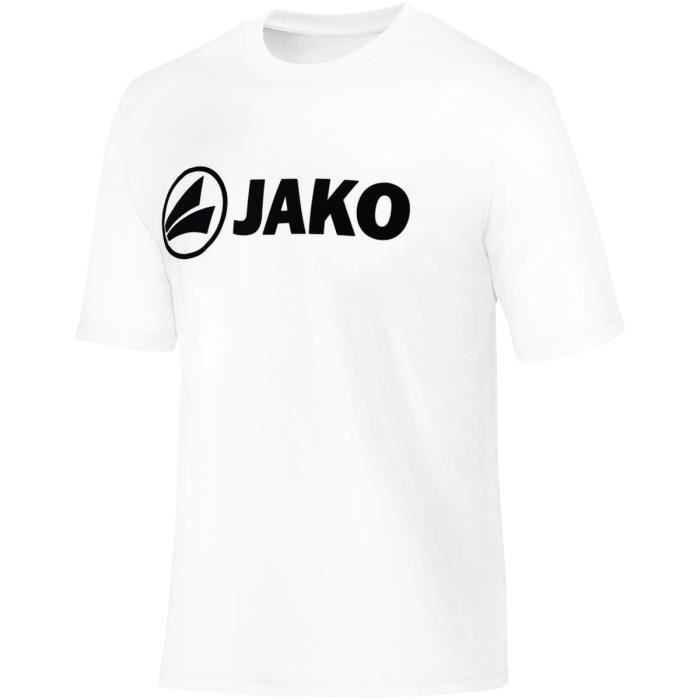 t-shirt junior fonctionnel jako - garçon - multisport - blanc