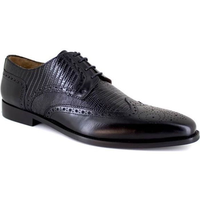 Derby Homme J.Bradford Cuir Noir JBWATERFORD Noir Cdiscount Chaussures