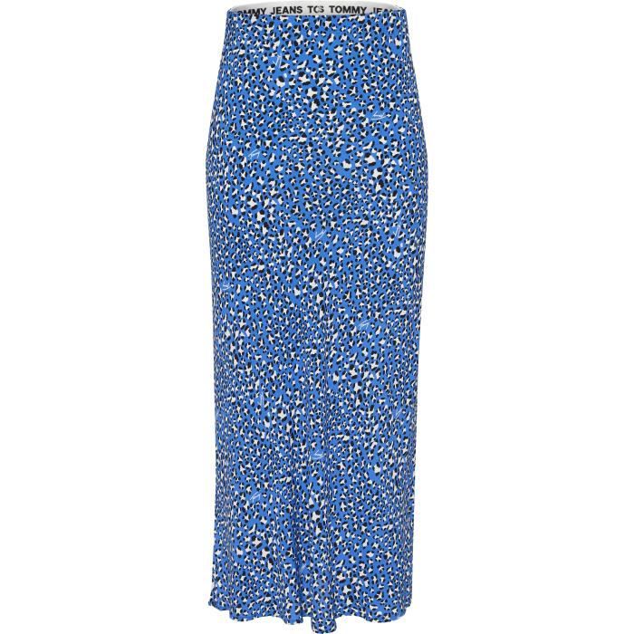 jupe midi leopard
