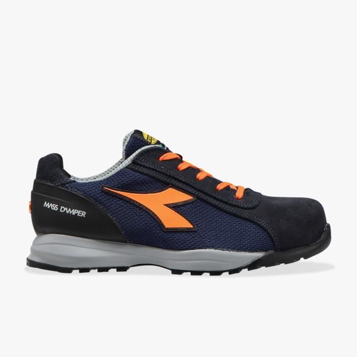 Chaussures de securite basses DIADORA GLOVE MDS TEXT LOW S1P HRO SRC Marque DIADORA UTILITY Couleur Bleu