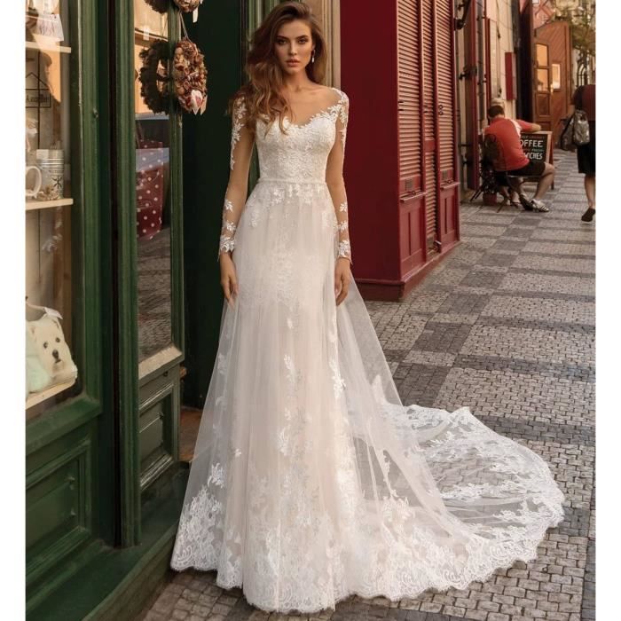 Robe de mariee dentelle boheme cheap