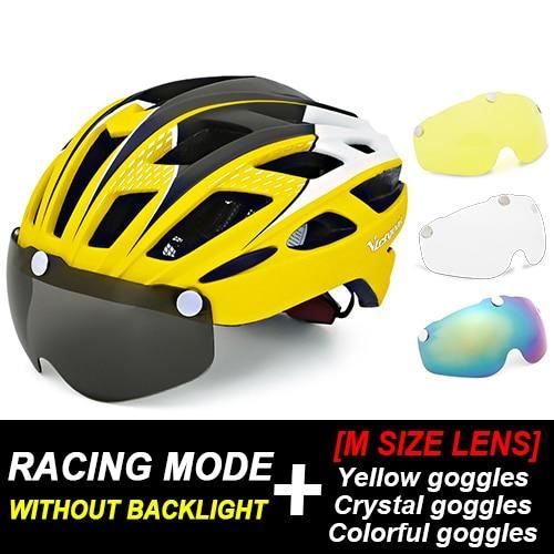 Casque vélo route Safety Labs Noir avec visière et éclairage led intégré - Casque vélo sur La