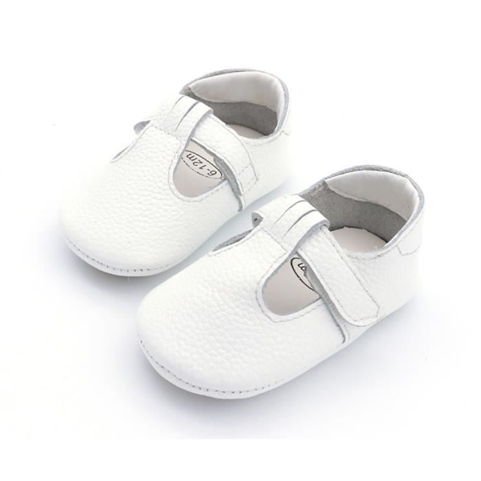 chausson cuir antidérapant bébé