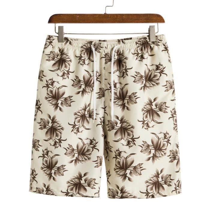 Short De Plage Hawaiien En Couleur Solide Avec Poches Grande Taille Pour Homme En Rose Clair | ance