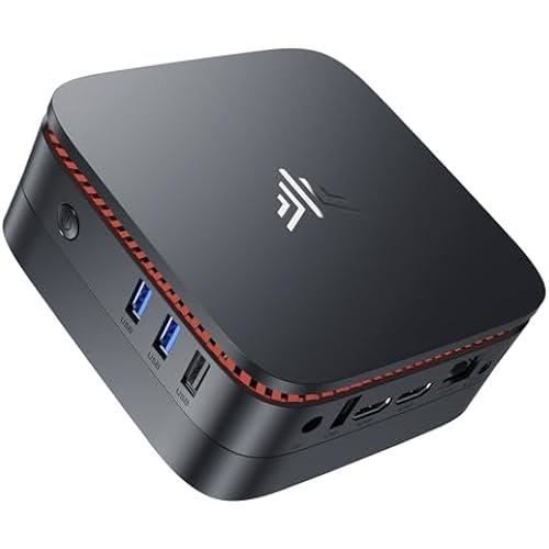 Mini PC NiPoGi Alder Lake N97 - 16 Go DDR4-512 Go SSD - 4K 60HZ Dual Display - WiFi 6-BT5.2 - RJ45 LAN - VESA