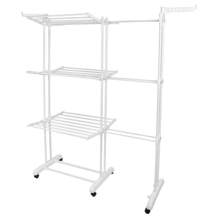 Étendoir à Linge, étendoir à Linge, Tour De Séchage Pliable, étendoir Intérieur, Quatre Niveaux