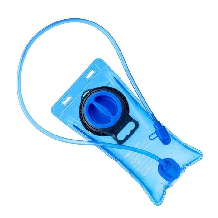 Kit Nettoyage Poche Eau Poche à Eau Bergcamp 2L Kit Nettoyage - Sac Hydratation Randonnée, Vélo - Étanche, Sans BPA - Large Ouverture Reservoir Eau étanche