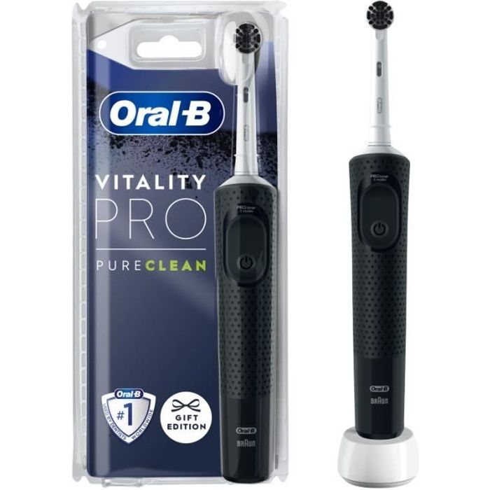 Brosse à Dents électrique ORAL-B PRO 1 Noir - Rechargeable Avec Chargeur - Neuf Allemagne