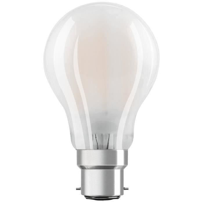 OSRAM Ampoule LED standard verre dépoli 8W b22 - Blanc froid