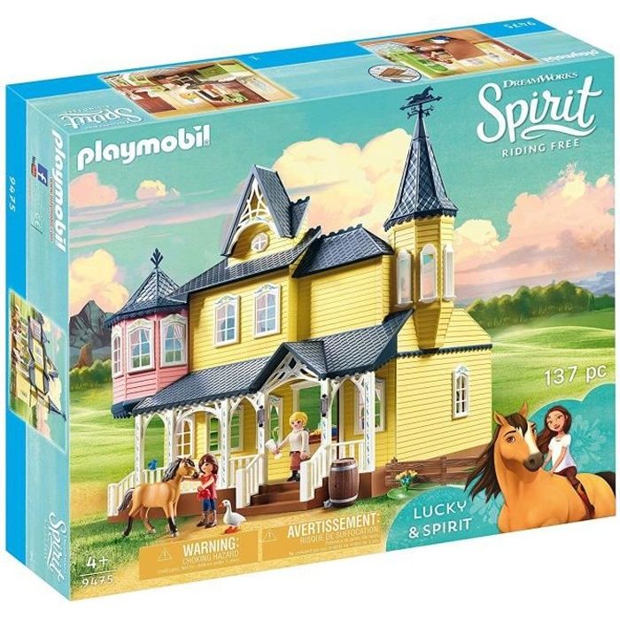 PLAYMOBIL - Maison de Lucky - 137 pièces - Mixte - A partir de 4 ans -  Cdiscount Jeux - Jouets