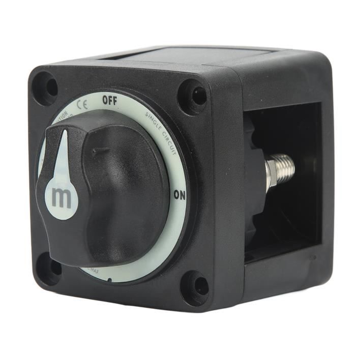 Interrupteur Batterie Étanche 6006 Pour Bateau - Circuit Unique DC 12-48V Cuivre ABS Yacht