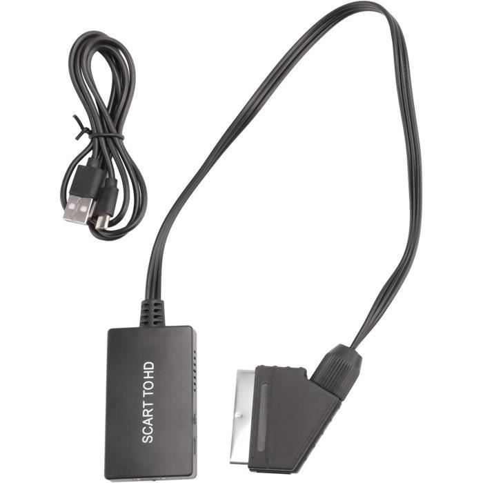 YOYIAG Câble Péritel Vers HDMI : Adaptateur Péritel Vers HDMI Tout En