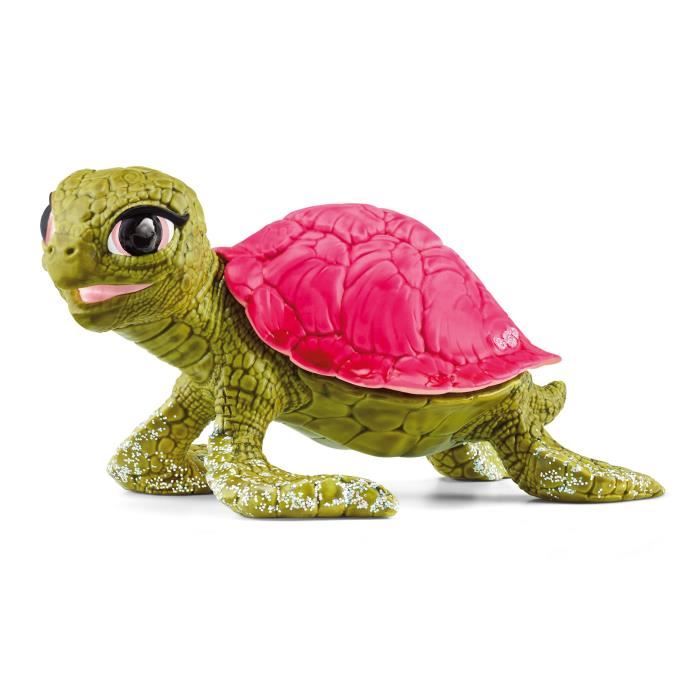 Figurine Tortue de Cristal - Figurine Schleich Tortue Mythique des Grands Fonds - Créature Marine po