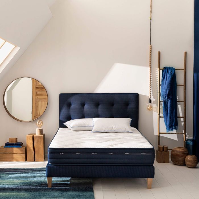 Matelas ressorts et mémoire de forme Rêve 500 - SOMEO 160x190 - Blanc - Garantie 7 ans - Someo Matelas ressorts et mémoire de forme Rêve 500 - SOMEO 160x190 - Blanc - Garantie 7 ans - Someo