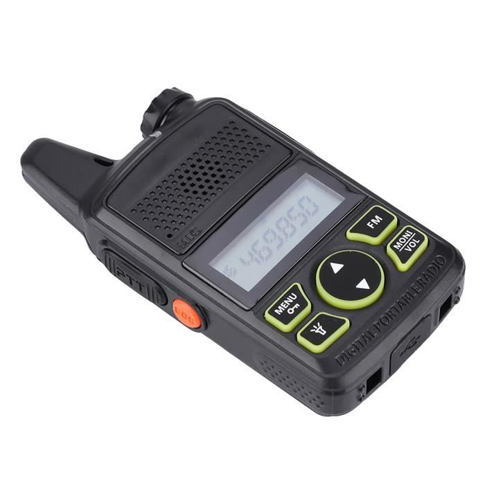 Walkie-talkie Baofeng BF-T1 Mini - UHF 400-470 MHz, 20 Canaux, Portée 5km - Parfait Pour Activités