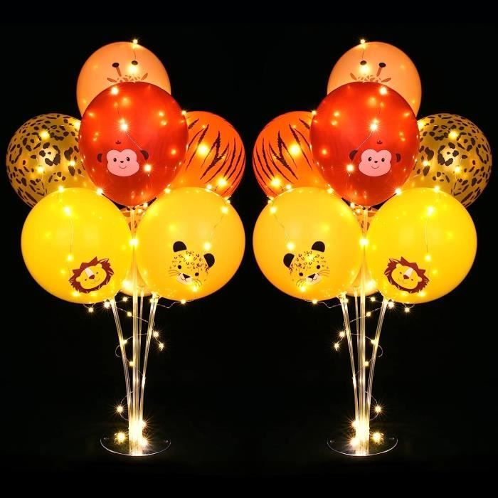 Acheter Kit de support de ballons, support de table transparent pour  décorations de fête d'anniversaire et de mariage