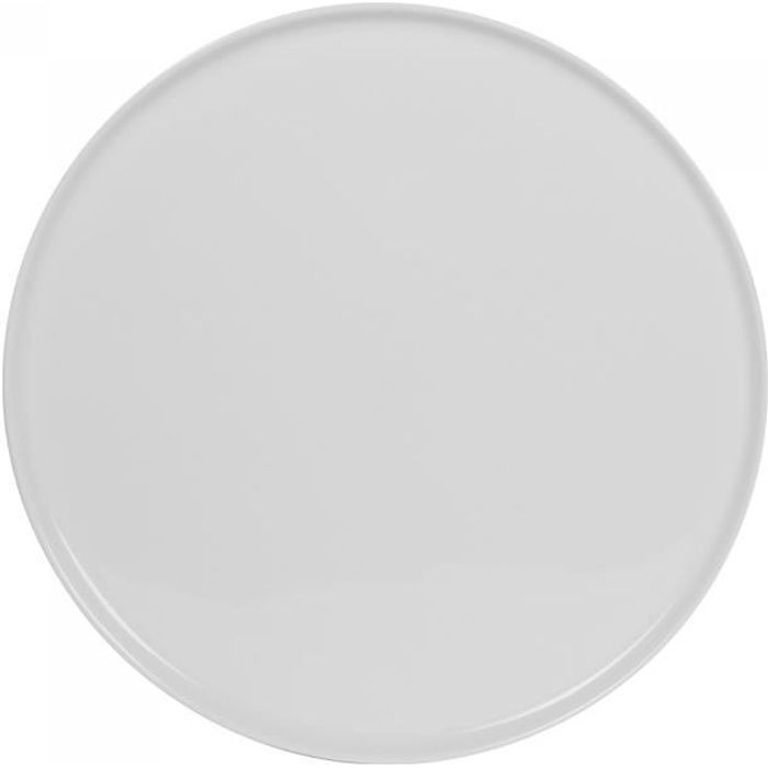 Plat à tarte porcelaine blanche 32 cm - Table Passion NEURE Blanc