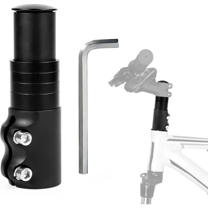 Rehausse Potence VTT Potence de Guidon en Alliage d'aluminium Potence Vélo Fourche Bicyclette