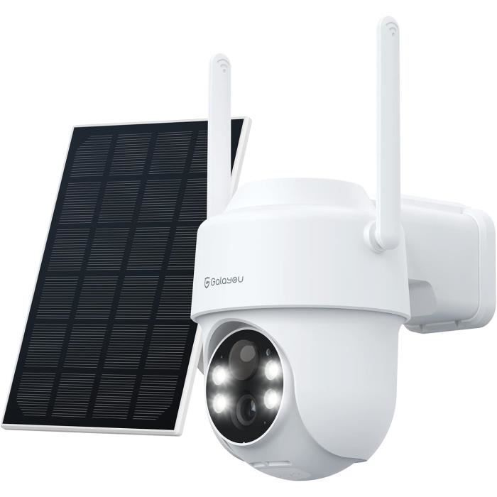 Instantan Camera Surveillance Wifi Exterieure Sans Fil Batterie - Panneau Solaire ...