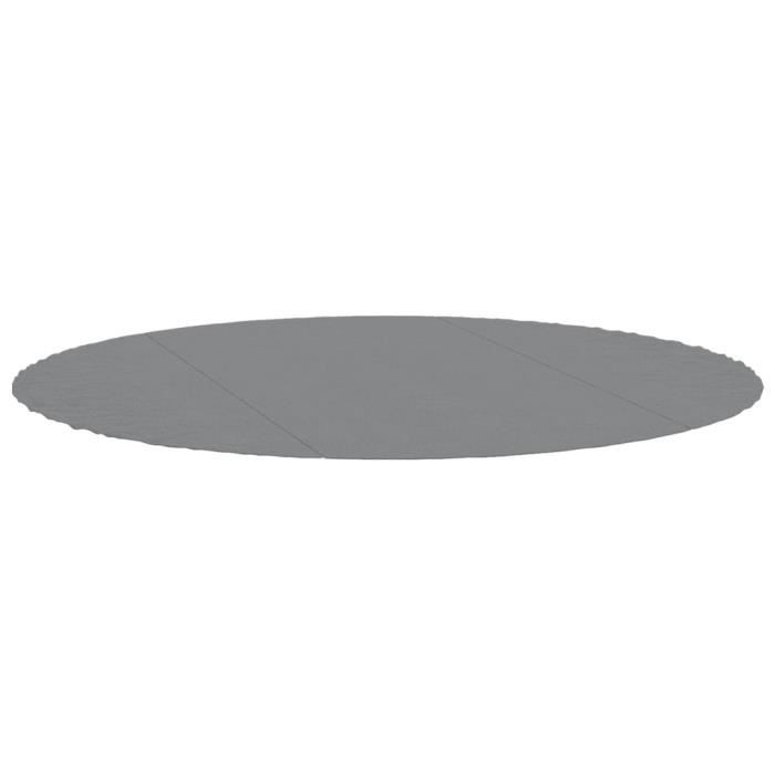 CYA Bâche de piscine gris clair Ø366 cm géotextile polyester A94217 En Stock Cdiscount Jardin