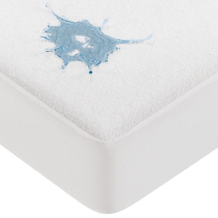 VOUNOT® Lot de 2 Protège Matelas Alèse 90x200x30cm avec jupe elastiquée - Imperméable respirante anti-acarien - Certifié OEKO-TEX VOUNOT® Lot de 2 Protège Matelas Alèse 90x200x30cm avec jupe elastiquée - Imperméable respirante anti-acarien - Certifié OEKO-TEX