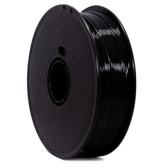 Filament PETG noir premium WANHAO 1kg 1,75mm pour imprimante 3D
