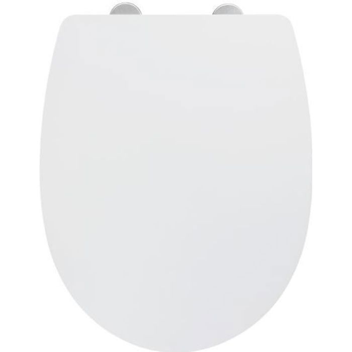 WENKO Abattant WC avec Frein de Chute TAVOLA, Cuvette Toilette