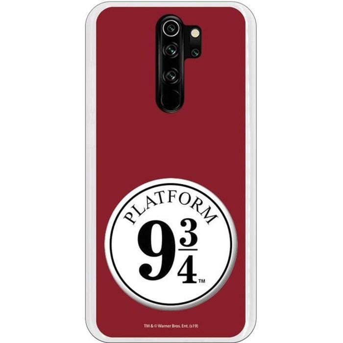 Coque officielle pour Xiaomi Redmi Note 8 Pro Harry Potter Anden 9 3-4 officielle . Licence coque xiaomi redmi note 9 harry potter