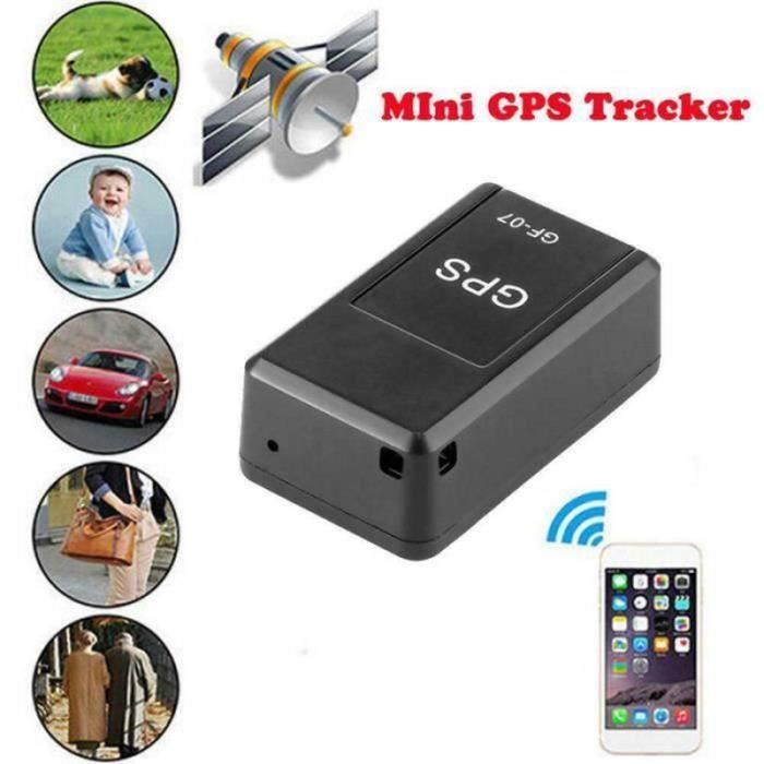 BTH03239-GPS Tracker pour véhicules Temps réel Magné - GF-07 Dispositif antivol anti-perte pour personnes âgées et enfants