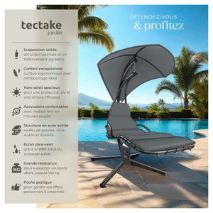 Ressort Fauteuil Suspendu Amaca AM-29 - Câble Sécurité Acier - Certifié TÜV - Made In Germany