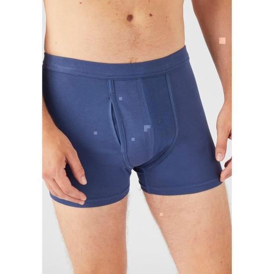 Deals Damart Calecon Long Thermolactyl Homme Damart Caleçon Damart Homme  Slip Damart Lot De Boxers Ouverts Bleu Bleu