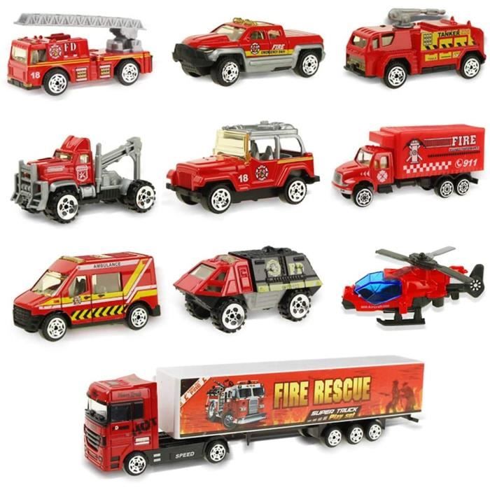 Camion de Pompier avec 2 personnages - Jeu d'Imitation - 3+ Jouet