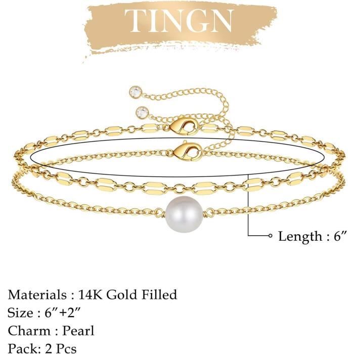 Lot De 5 Bracelets Empilables En Argent Pour Femme - Acier Inoxydable, Longueur Réglable 18+5 Cm