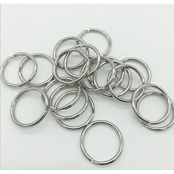 Fermoir à Ressort 8 Mm Avec Anneau Ouvert - Acier Inoxydable 316L X1 - Perles & Co