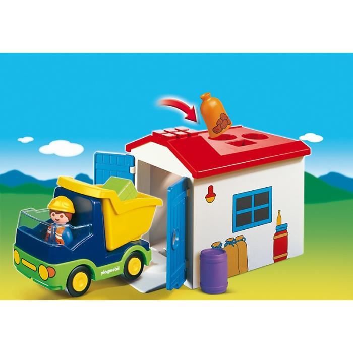 PLAYMOBIL - Garage de la maison - Modèle: Garage de la maison - Gamme:  Playmobil City Life - Accessoires inclus - Cdiscount Jeux - Jouets