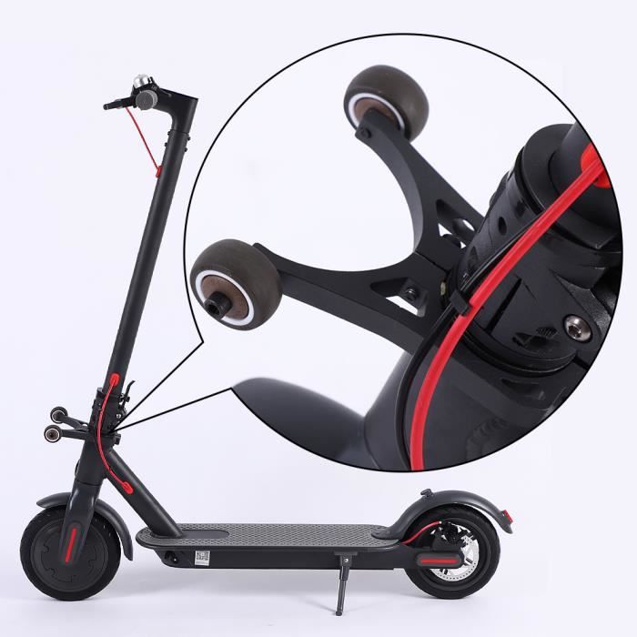 Support vertical pour trottinette électrique, roues auxiliaires pliantes,  accessoires de modification pour scooter électrique - Cdiscount Sport