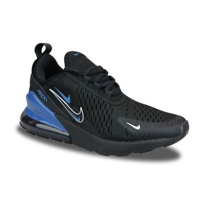 270 Junior Nike Air 270 Noir Et Bleu Chaussures De Running Nike